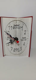 Livre pendule chat rigolo
