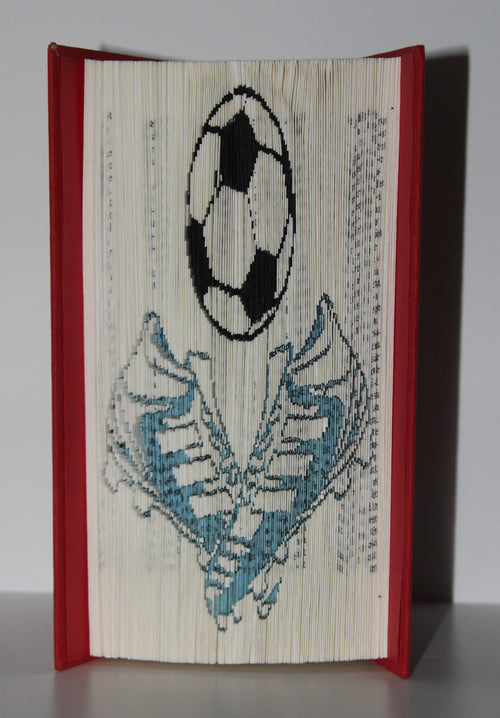 Livre ballon et chaussures de foot