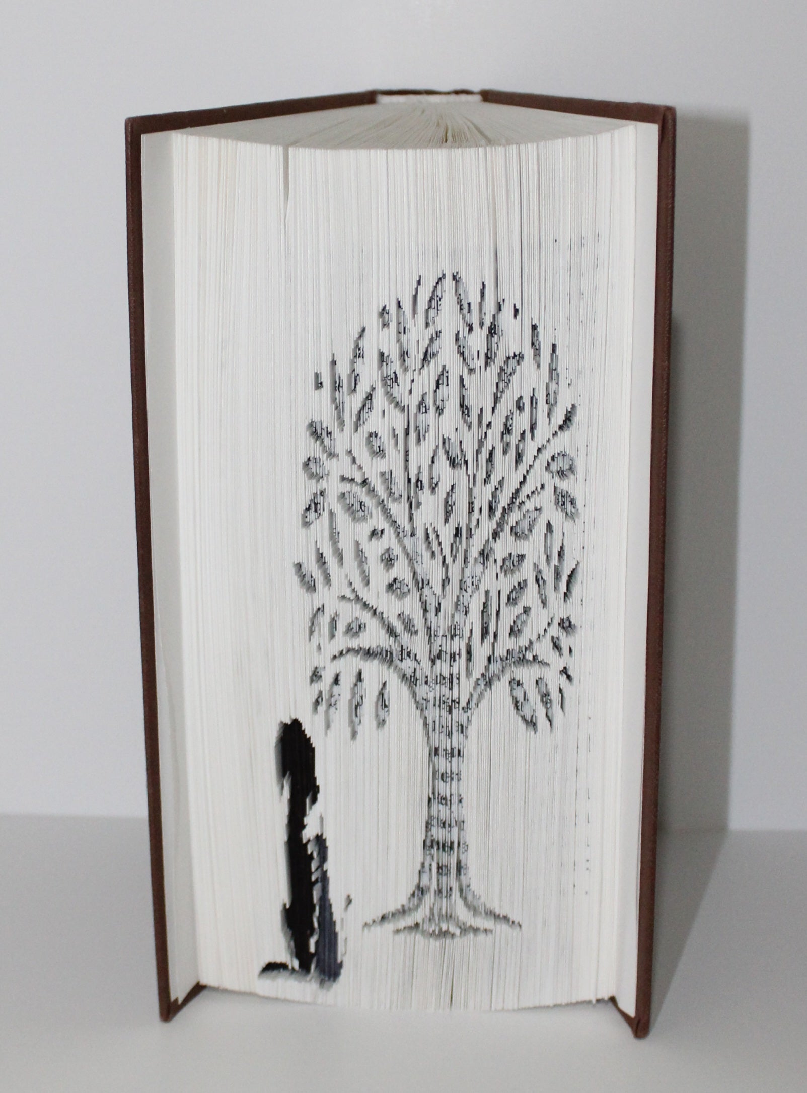 Livre arbre avec un chien et un chat