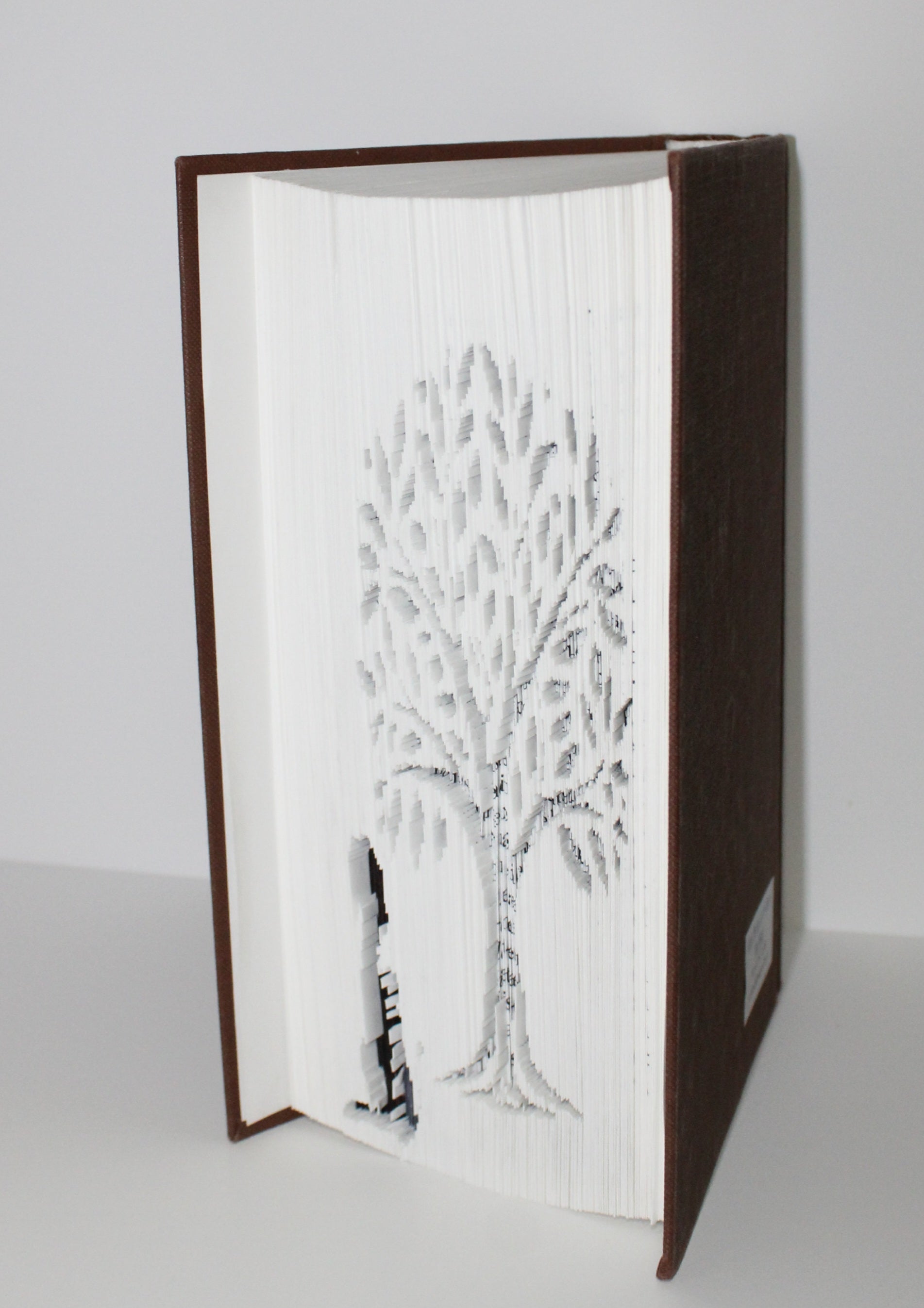 Livre arbre avec un chien et un chat