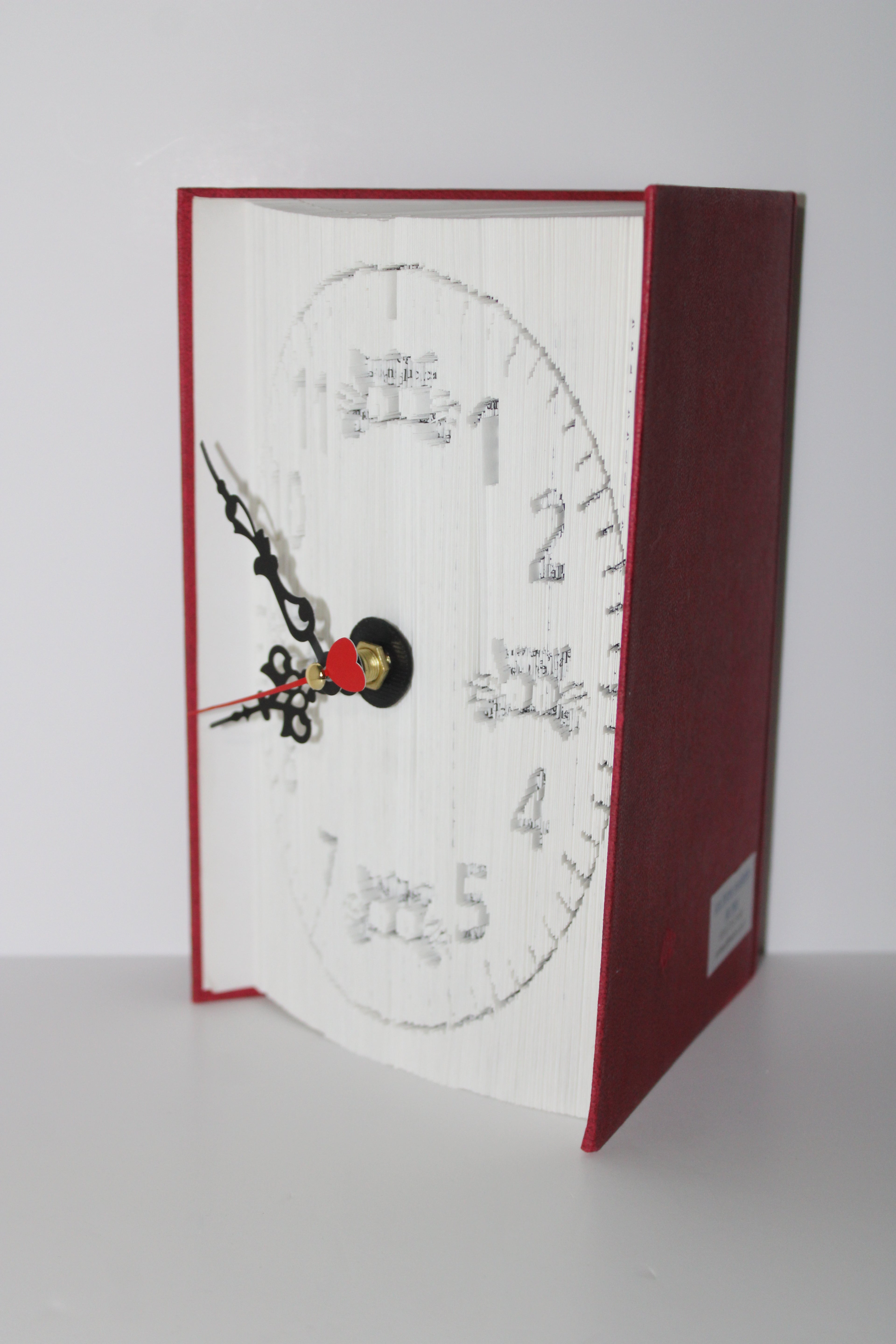 Livre pendule chat rigolo
