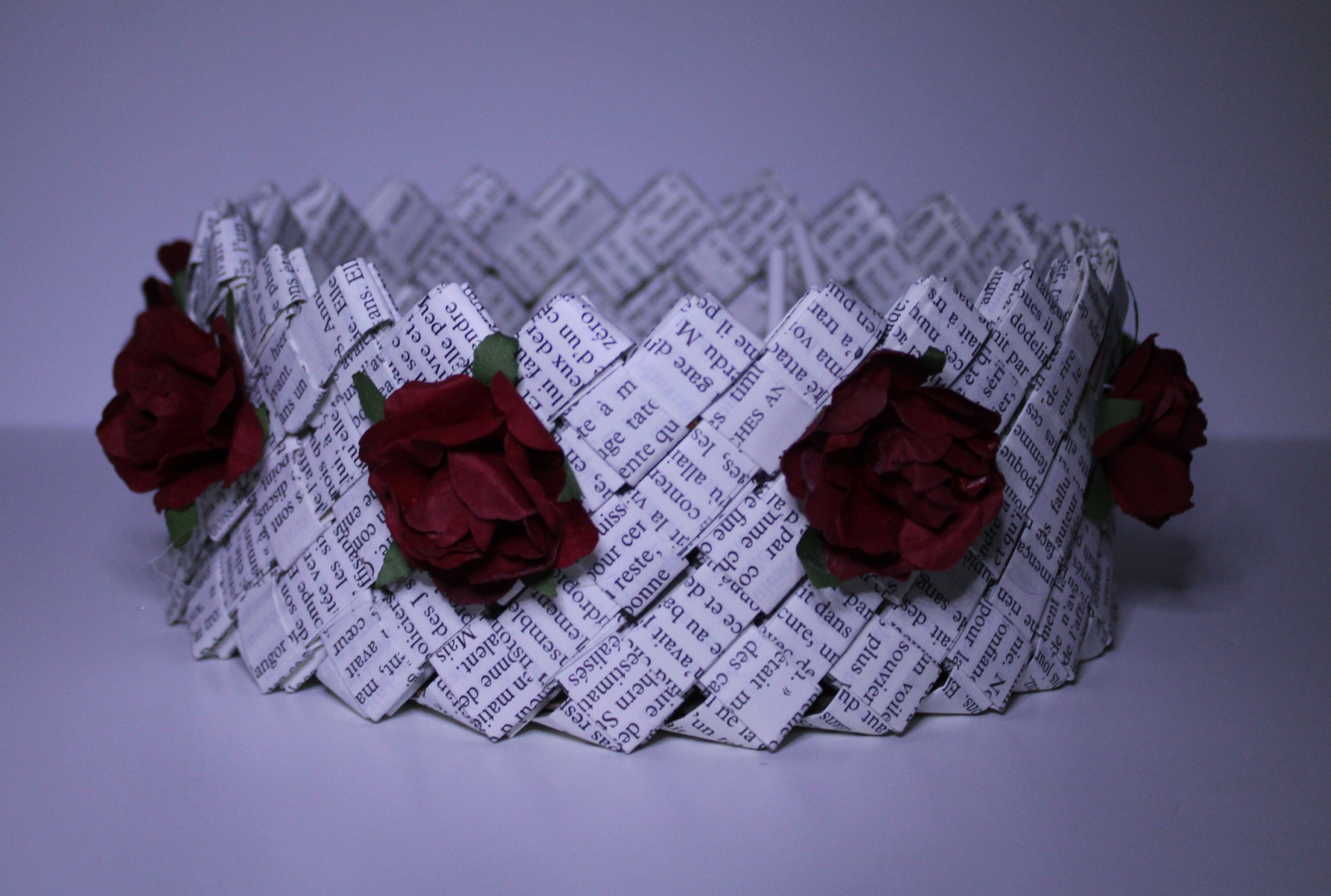 panier roses