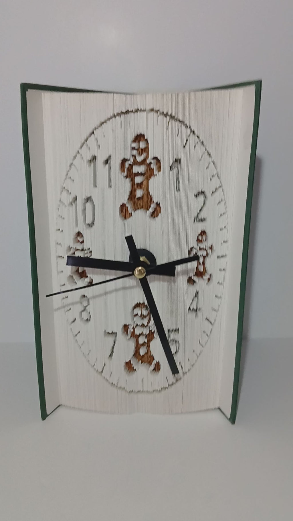 Livre pendule petit bonhomme de Noël